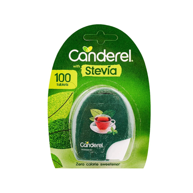 CANDEREL WITH STEVIA ZERO COLORIE SWEETENER TABLET 100`S